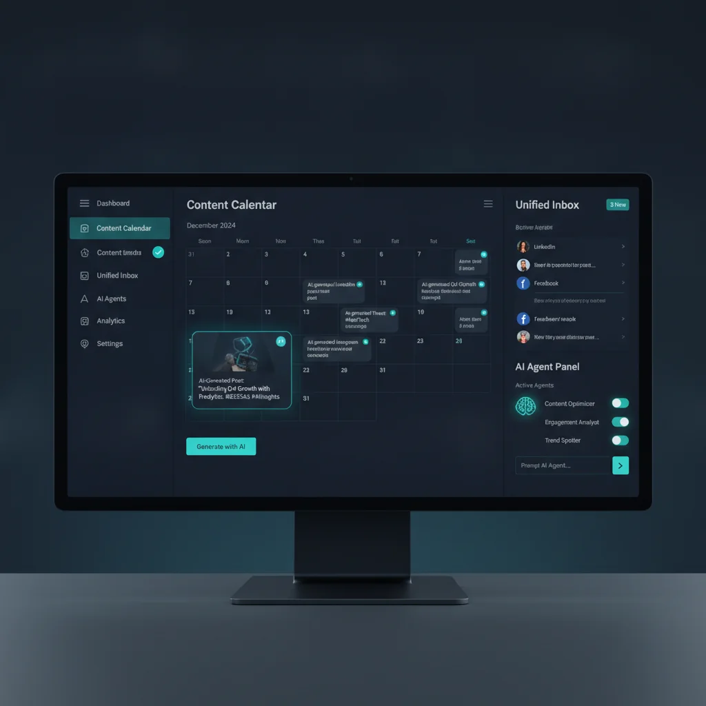 Nexora Social AI dashboard